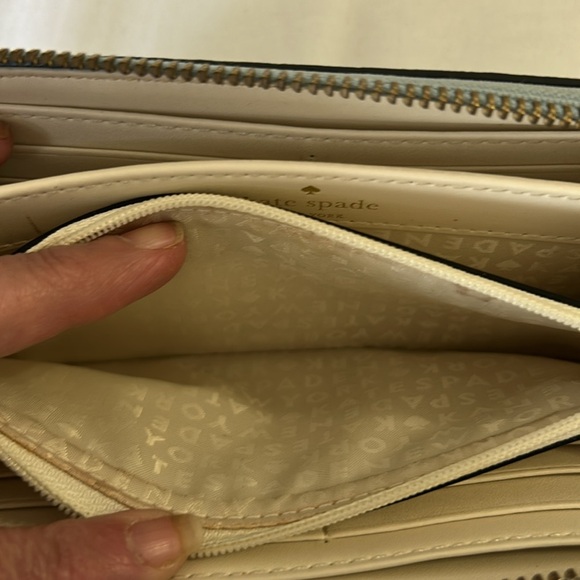 Kate Spade Blue and Gold Wallet - Picture 6 of 8